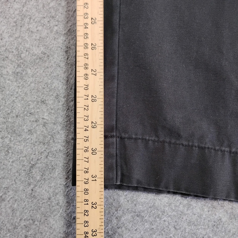 No Boundaries Pants Mens Charcoal Gray Cotton Canvas Cargo 40 Wide Leg - Picture 8 of 11